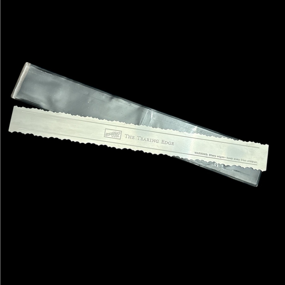 Stampin Up The Tearing Edge Serrated Ruler LN
